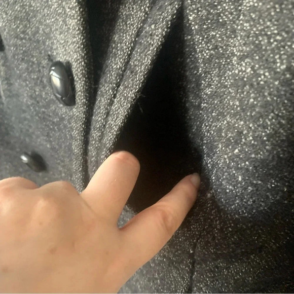 Babaton Talula Howel Wool  Funnel Peacoat Dark Grey S - Picture 15 of 16